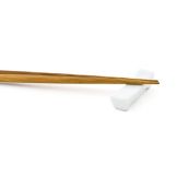 Front Of The House&reg; Porcelain White Chopstick / Knife Rest