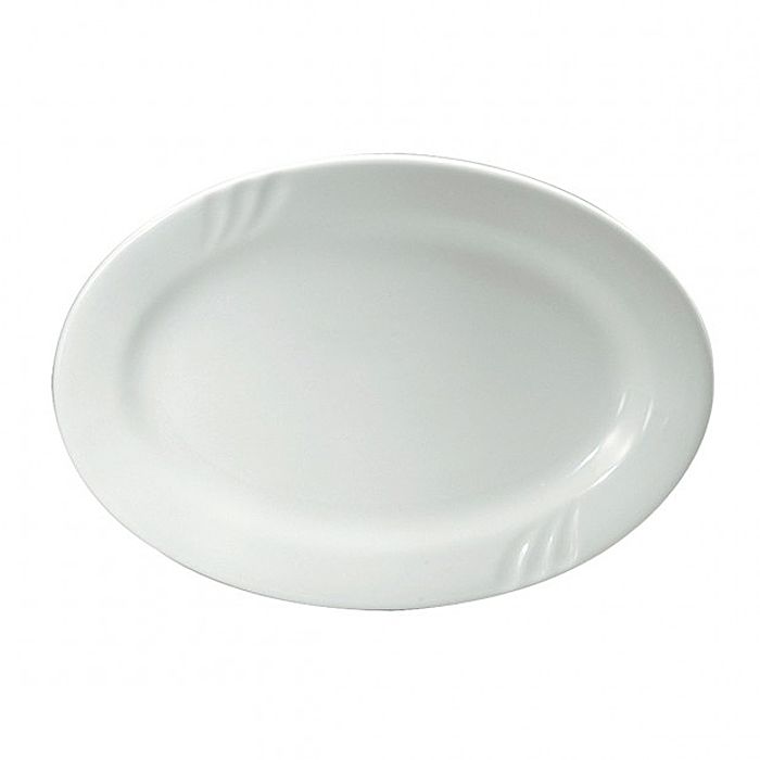 Oneida Rego Briana Undecorated Oval Platter, 12&frac12;"