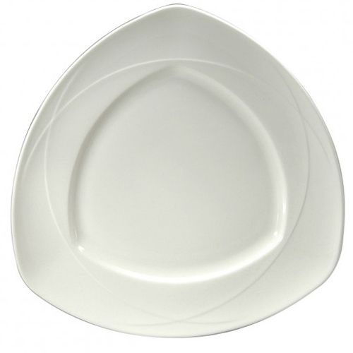 Vision Undecorated Triangular Platter, 11" x 11"