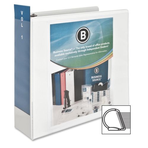 White Letter Size D-Ring View Binder