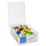Assorted Colors Plastic Push Pin