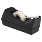 Black Desktop Tape Dispenser, 1" Core