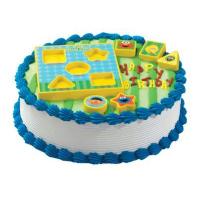 Sesame Street Shape Sorter Cake Kit