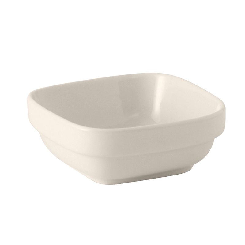 Tuxton&reg; 5-1/2 Oz. Eggshell Square Dish