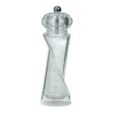 Chef Specialties Clear Acrylic 7&frac12;" Ellipse Salt Mill