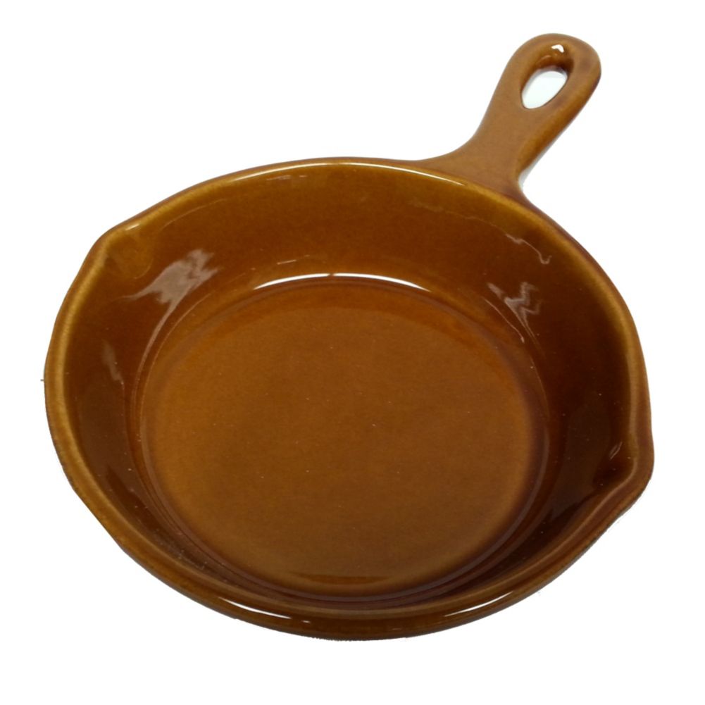 Diversified Ceramics 24 Oz. Laredo Brown Cast Iron Style Skillet