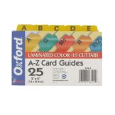 Alphabet Divider for Index Cards, 3" x 5"