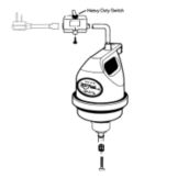 Bar Maid Switch, Cover and Connectors for Model SS Glass Washers