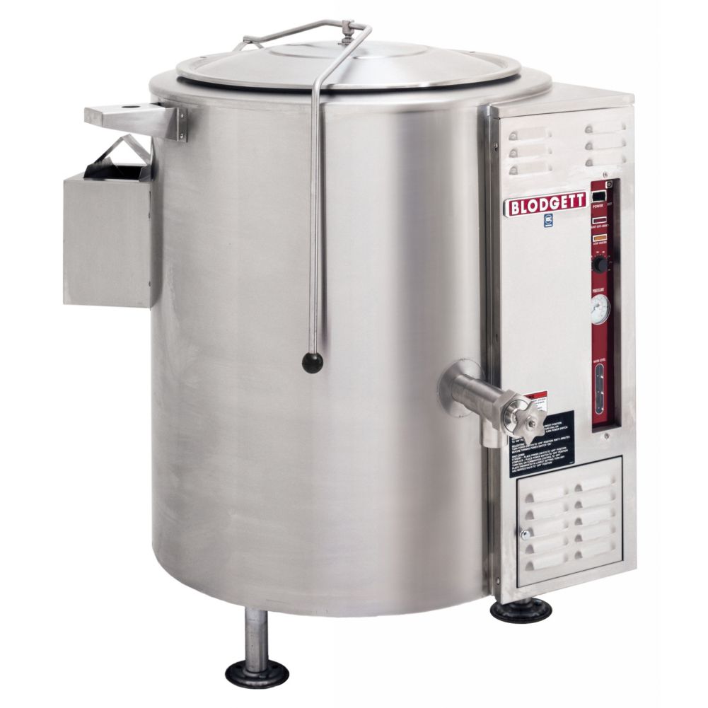 Blodgett 60 Gal Gas 3-Leg Stationary Kettle w/ Spring Assist Cover
