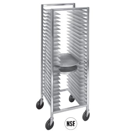 Aluminum 26-Pan Pizza Pan Rack, 22" x 20" x 63"