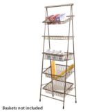 Dover European Metalworks Bronze 5-Tier Tilted Pane Stand