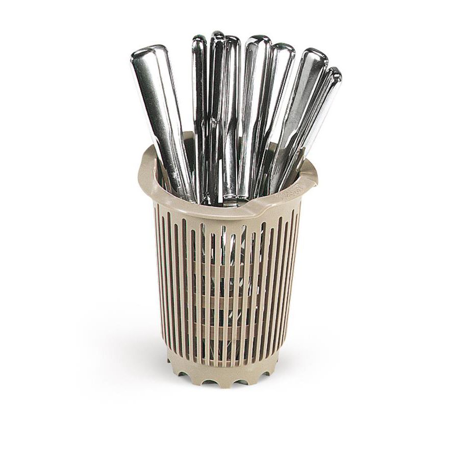 Traex&reg; Beige Flatware Cylinder