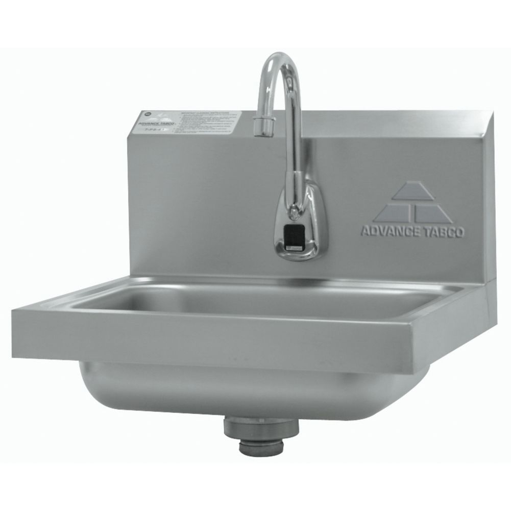 Advance Tabco 14" Wall Model Electronic Hands Free Sink, 7-PS-61