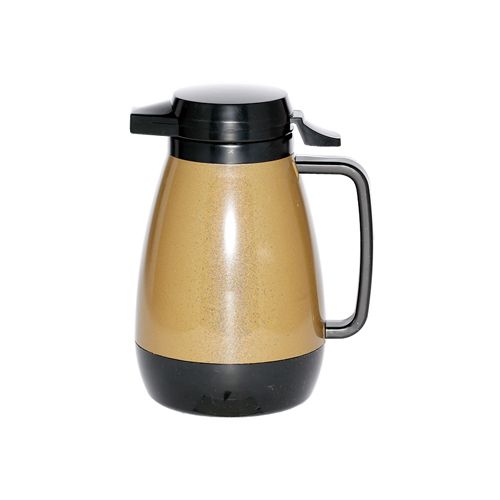 Service Ideas Thermo-Serv&reg; .6 Liter Gold w/ Black Server