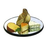 Lakeside&reg; Geneva Mirrored Round Display Tray, 28"