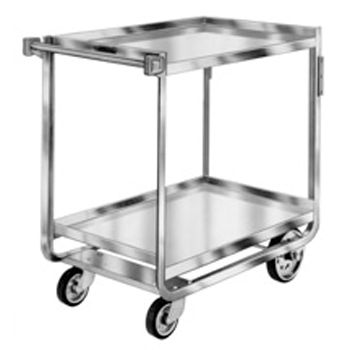 Lakeside&reg; S/S 1000 lb Capacity 2-Shelf Utility Cart