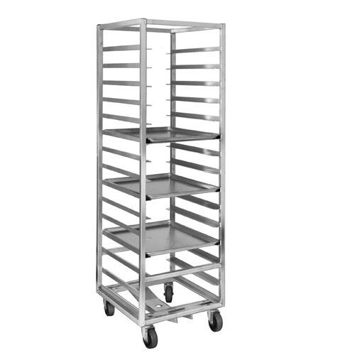 End Loading 12-Pan Bun Pan Rack, 21" x 26" x 70"