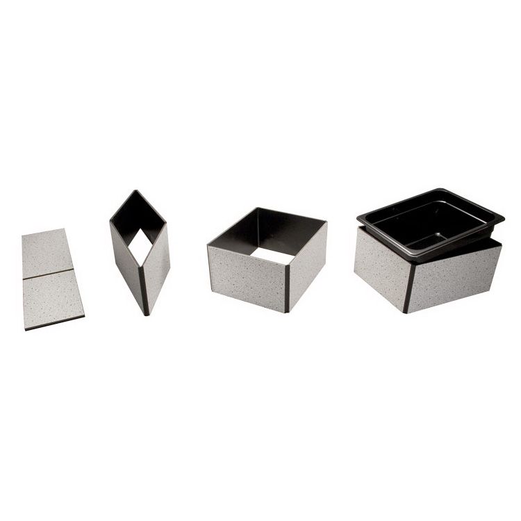 Gourmet Display&reg; 12 x 10 Folding Mirror Beverage Housing