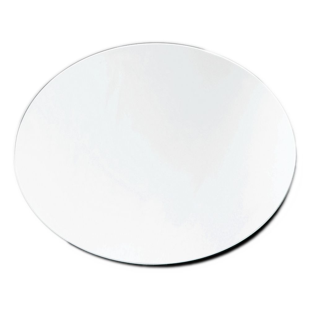Carlisle&reg; MirAcryl&trade; 12" Mirrored Round Tray
