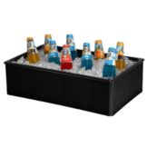 Gourmet Display&reg; 20 x 12 Black Folding Beverage Housing