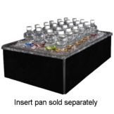 Gourmet Display&reg; 26 x 18 x 9 Black Folding Beverage Housing