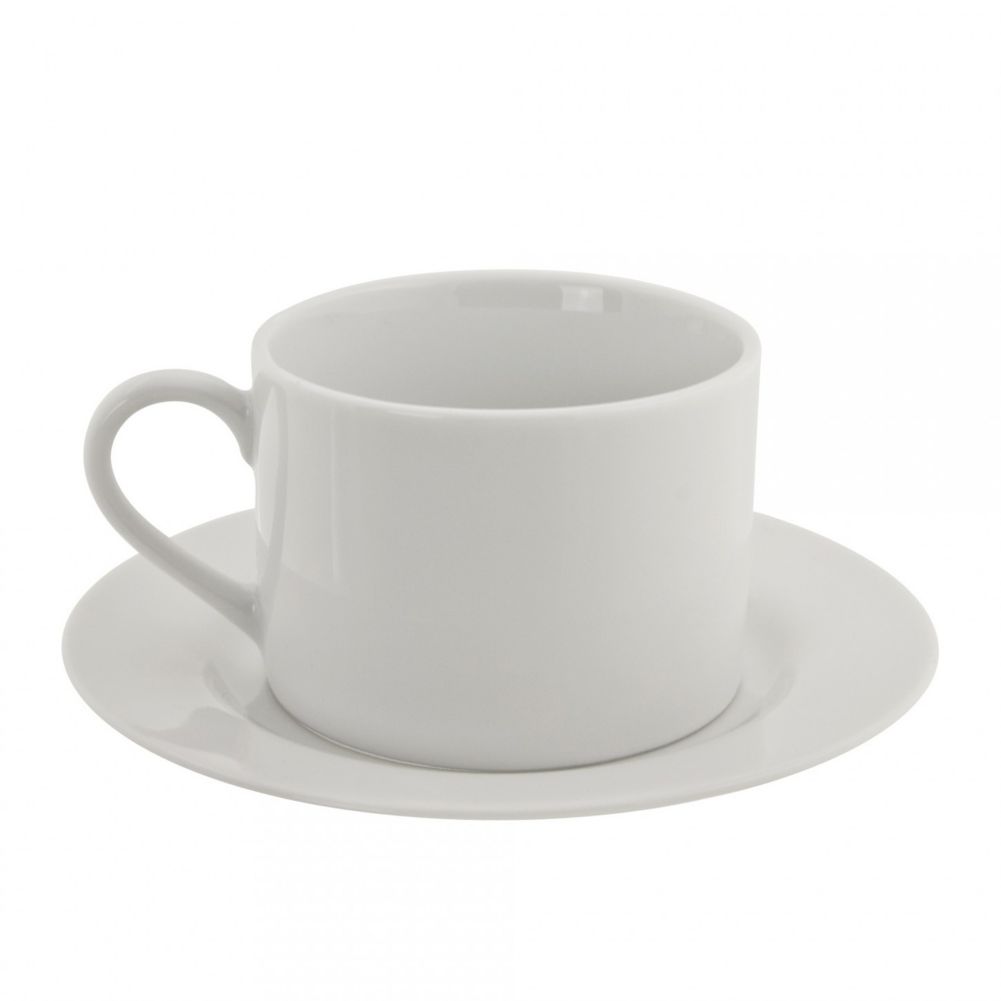 10 Strawberry Street Classic White Cup and Saucer