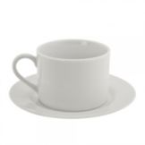 10 Strawberry Street Classic White Cup and Saucer