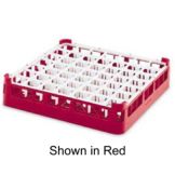 Full Size Medium 49-Comp Glass Rack, Cocoa, 20 x 20 x 5-5/8