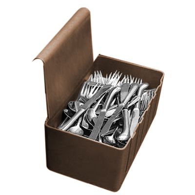 Cambro Silverware Holder for Service Carts, Dark Brown, 1.75 Gal