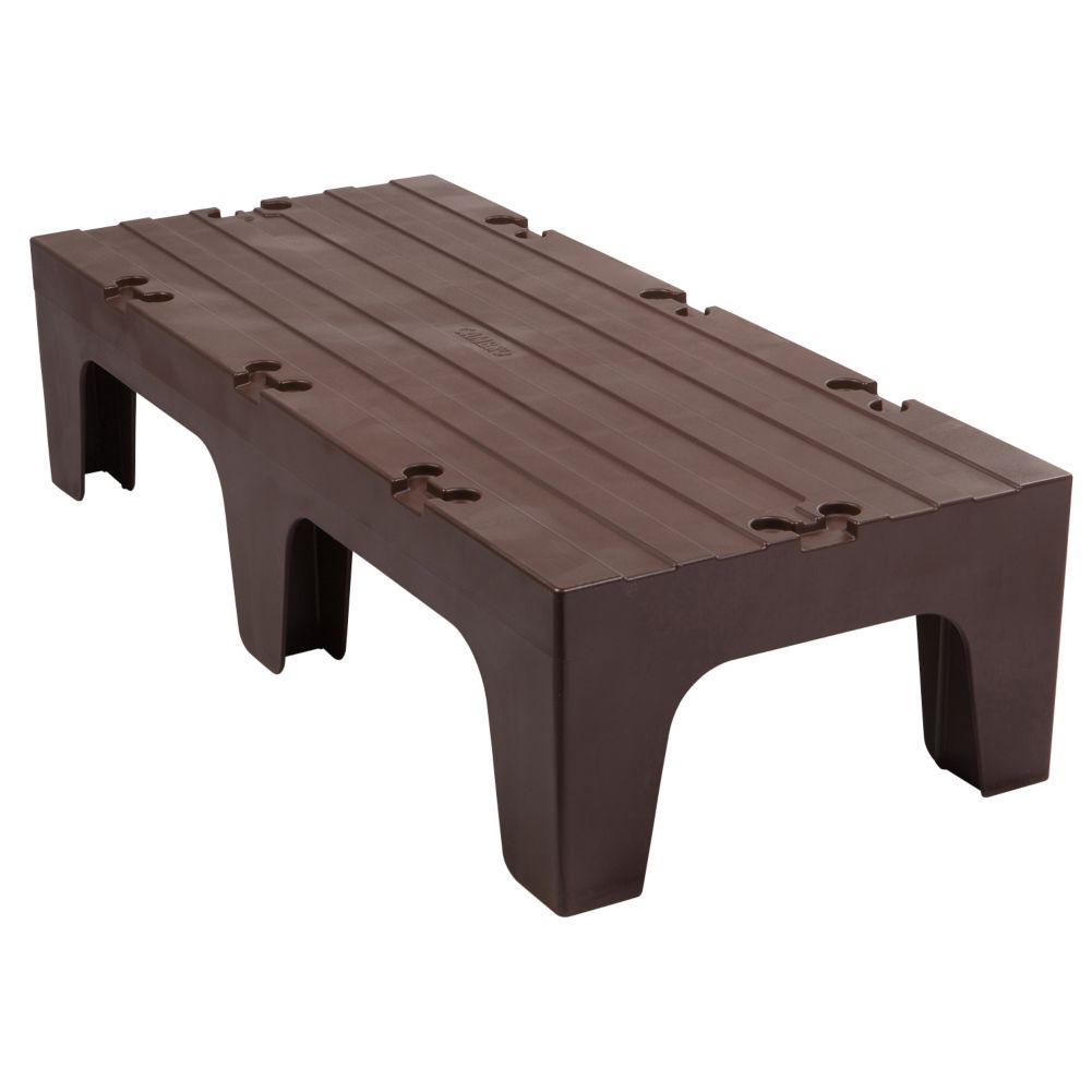Cambro Dark Brown Solid Top Dunnage Rack