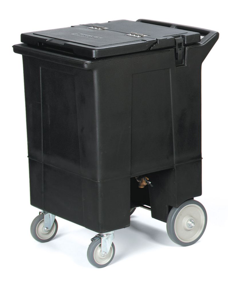 Carlisle&reg; Cateraide Insulated Ice Caddy, Black, 30 Gal