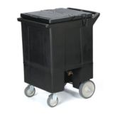 Carlisle&reg; Cateraide Insulated Ice Caddy, Black, 30 Gal