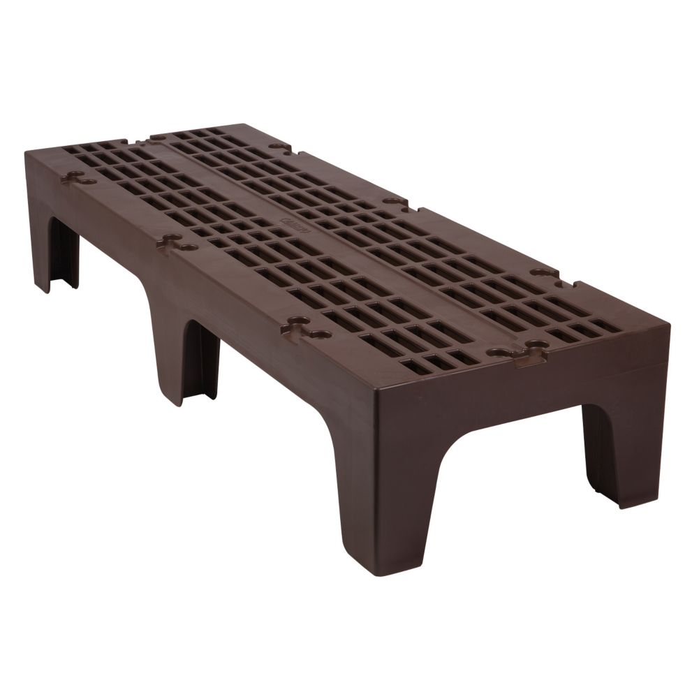 Cambro Dark Brown Slotted Top Dunnage Rack