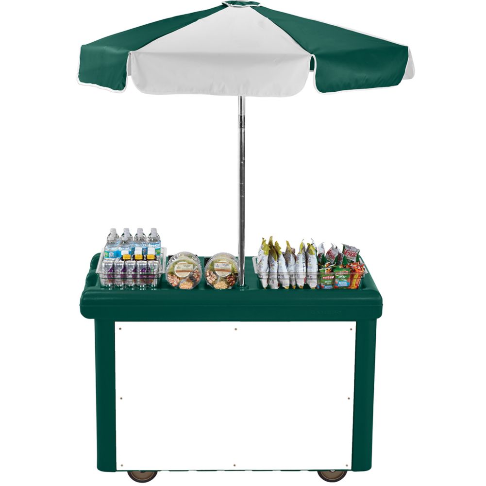 Cambro Green Camcruiser&reg; Vending Cart