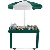 Cambro Green Camcruiser&reg; Vending Cart