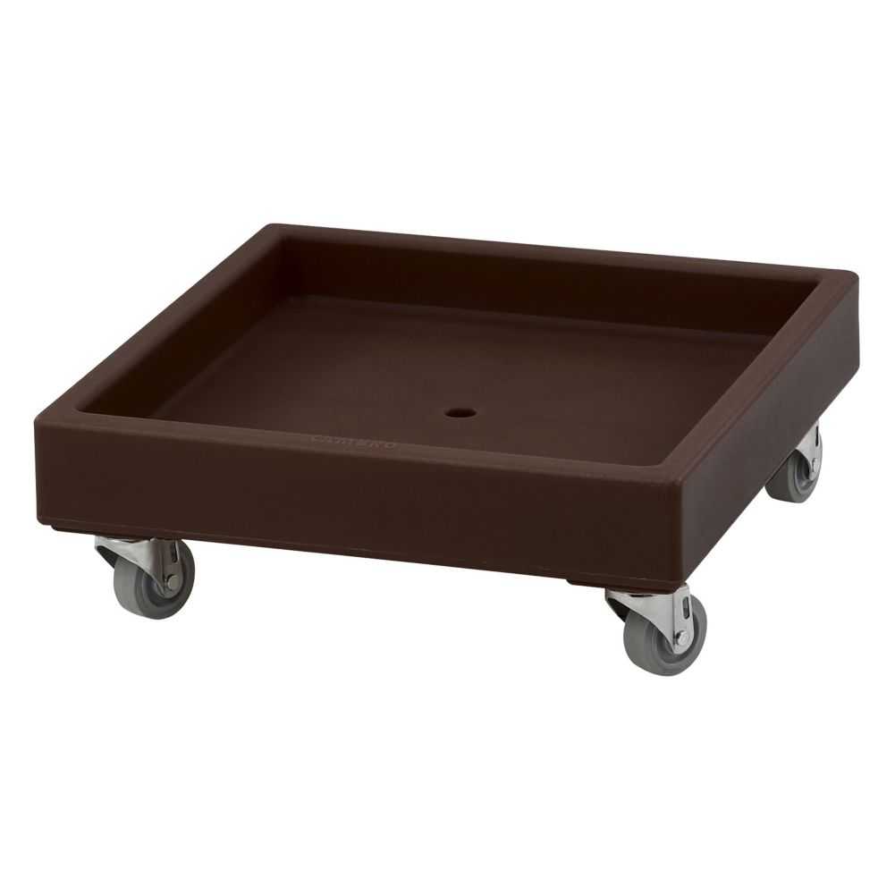 Cambro Dark Brown Dish Rack Camdolly w/o Handle