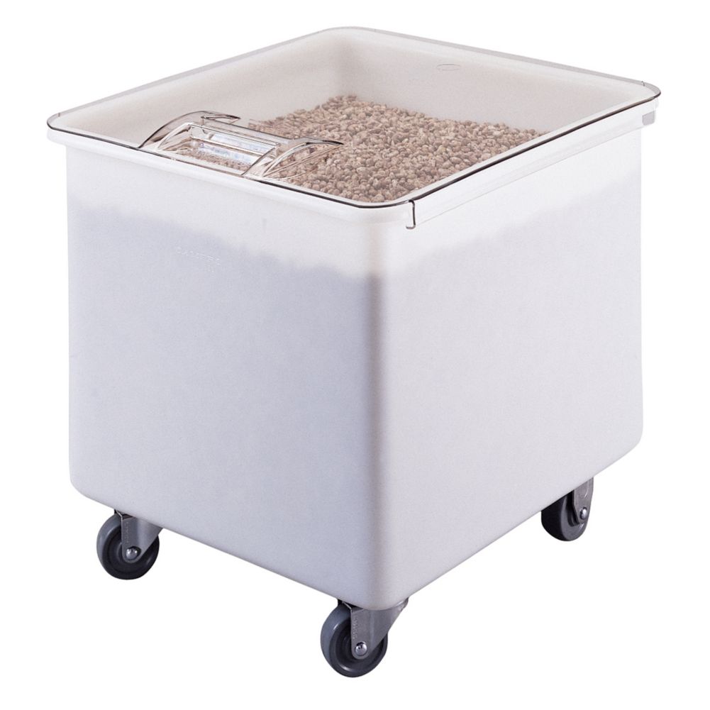 Cambro White Flat Top 32 Gal Ingredient Bin