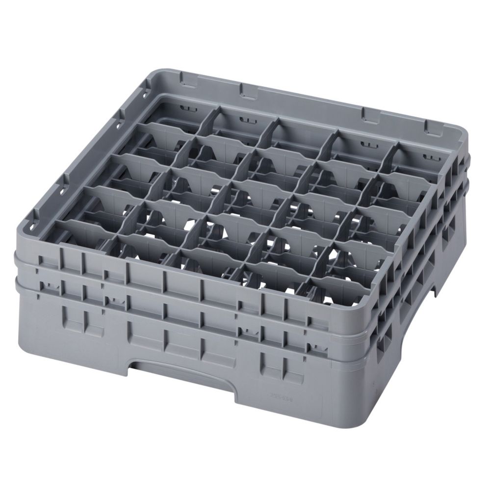 Cambro Camrack&reg; Soft Gray Full Size Glass Rack for Glasses