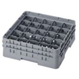 Cambro Camrack&reg; Soft Gray Full Size Glass Rack for Glasses