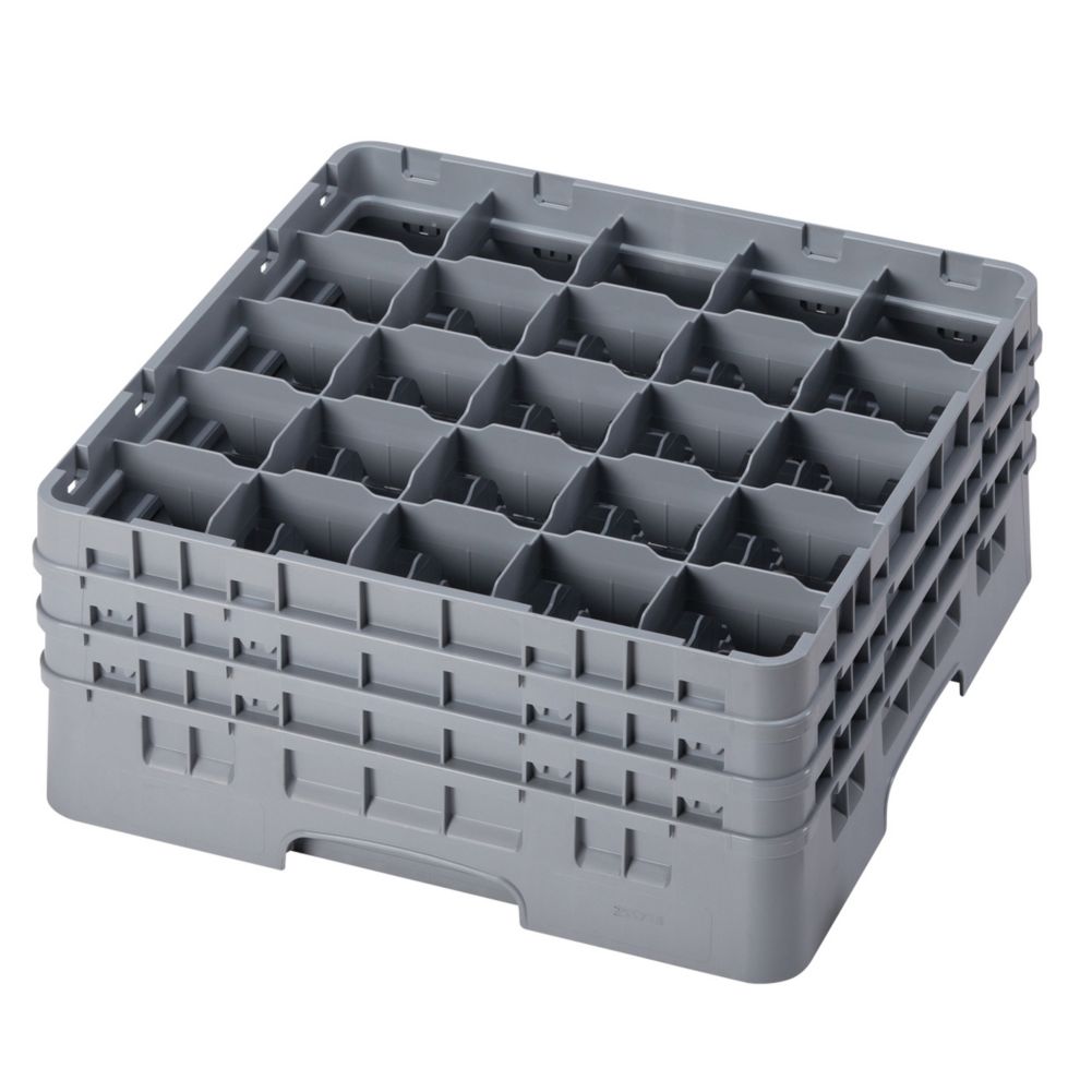Cambro Camrack&reg; Full Size Glass Rack for Glasses, Soft Gray