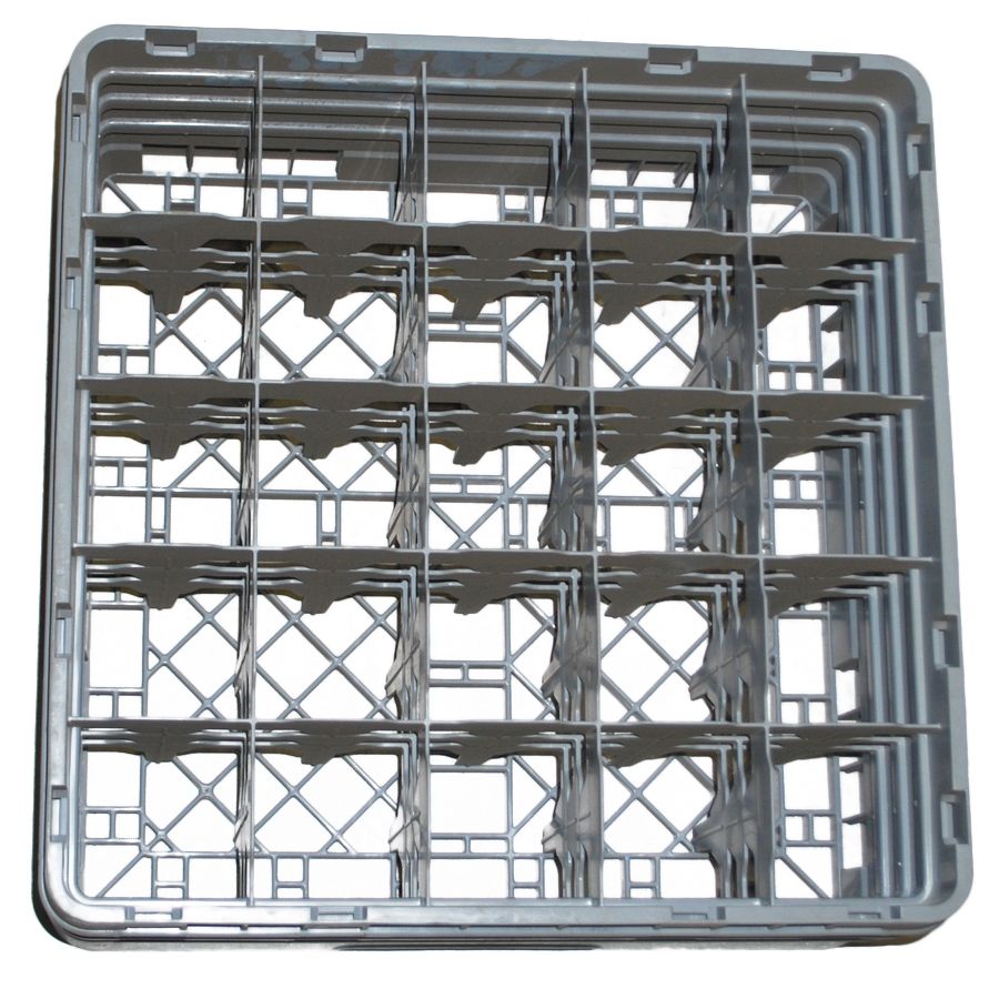 Cambro Camrack&reg; Full Size Glass Rack for Glasses, Soft Gray