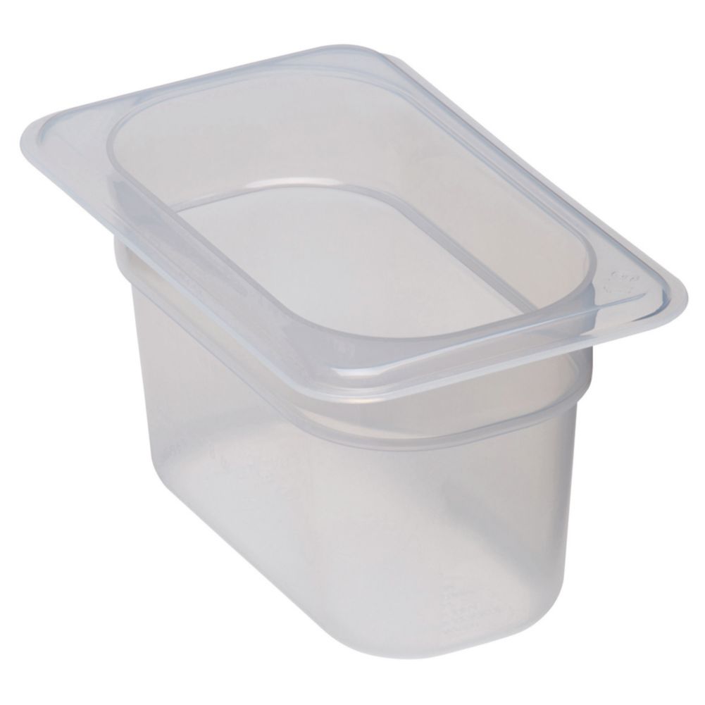 Cambro Translucent 1/9 Size Food Pan, 4" H