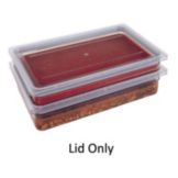 Cambro Clear Camwear&reg; 1/3 Size Food Pan GripLid&trade;