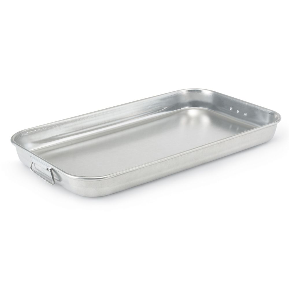 Heavy Duty Aluminum Baking/Roasting Pan w/ Handles, 8.94 Qt