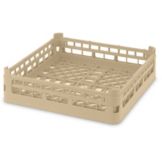 Full Size Short Open Dish Rack, Cocoa, 19-3/4 x 19-3/4 x 4-1/8