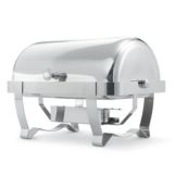 Orion&reg; Full Size Mirror Finish S/S Retractable Chafer, 9 Qt