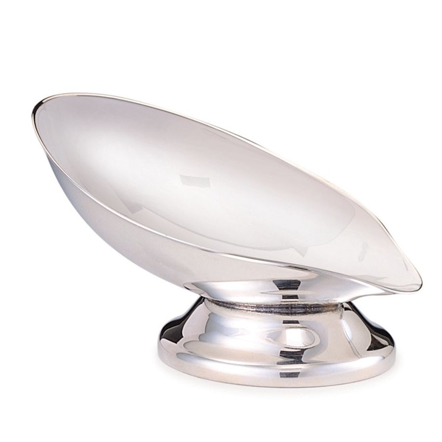 S/S Oval Spoon Rest w/ Base