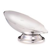 S/S Oval Spoon Rest w/ Base