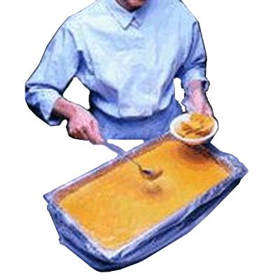 Full Size Steam Pan Liner Insert, Clear, 34" x 25"