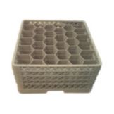 Traex&reg; Beige 30 Compartment 4 Extender Glass Rack